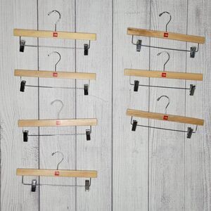 Lot of 7 - The North Face Wooden Pants Hangers